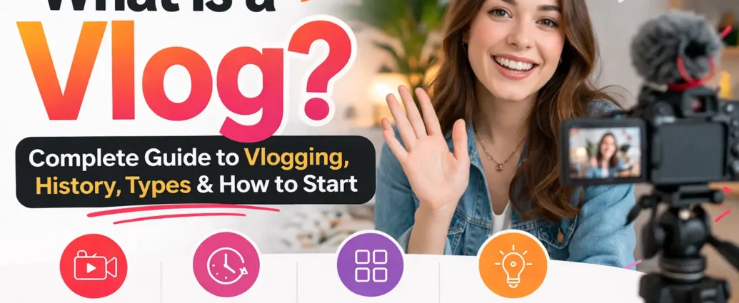 What Is a Vlog? Complete Guide to Vlogging, History, Types & How to Start